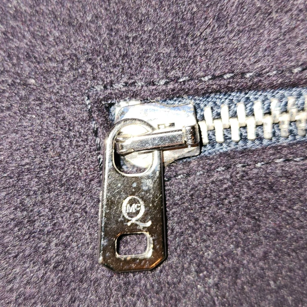 ALEXANDER MCQUEEN NWT MCQ NAVY WOOL STRUCTURED PEPLUM MOTO LINED PEA COAT … - Picture 5 of 12